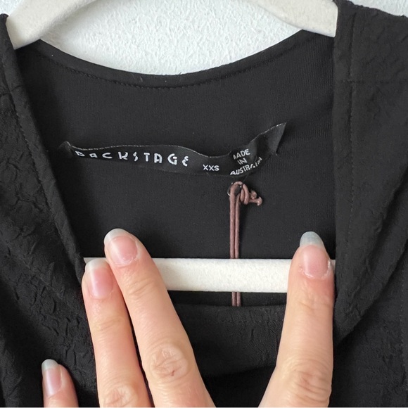 NWT Backstage Black Dress size XXS - Picture 5 of 11